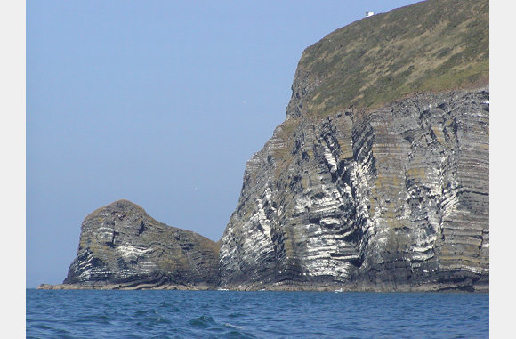 Birds Rock at sea level