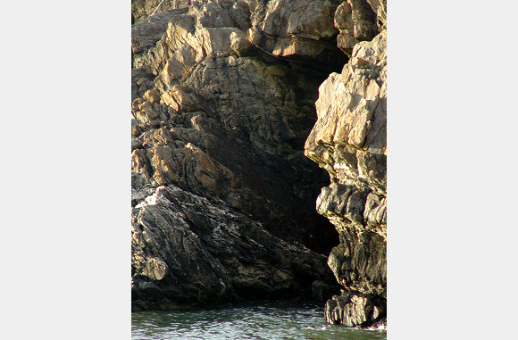 Cwmtydu cave