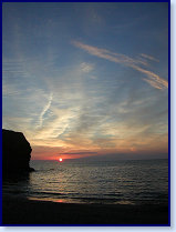 Llangrannog sunset 1