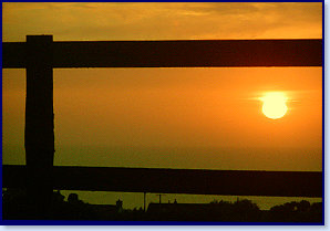 Sunset fence