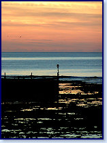 winter sunset Aberaeron 0