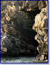 Cwmtydu cave
