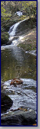 Waterfall at Cwm Silio, near Cwmtydu cs1