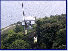 Cable car to summit