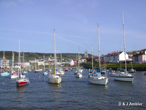 Aberaeron Harbour & Church 2   ab10