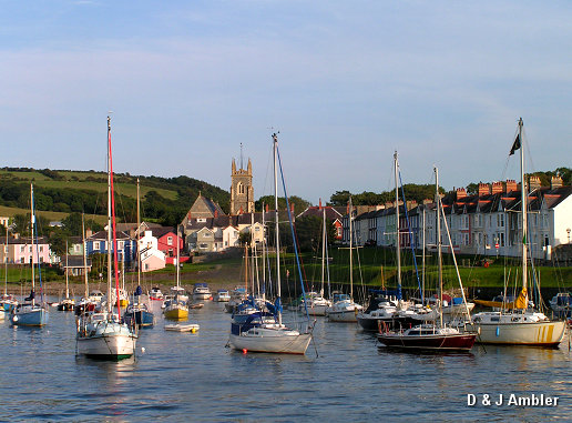 Aberaeron Harbour & Church 3   ab11