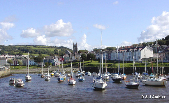 Aberaeron Harbour & Church 1   ab9