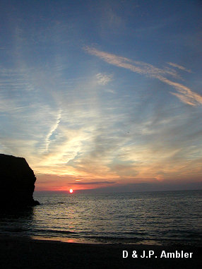 Llangrannog sunset 2