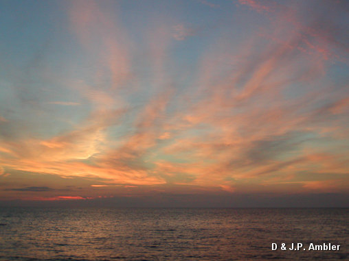 Llangrannog sunset 1