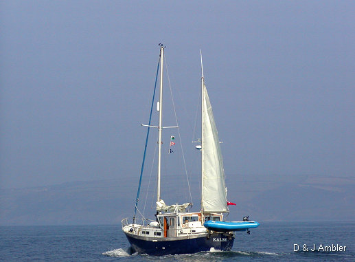 yacht at sea 1