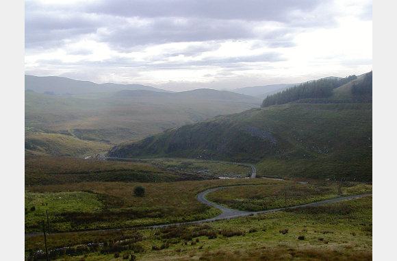 Afon Rheidol valley