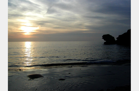 Llangrannog sunset 0