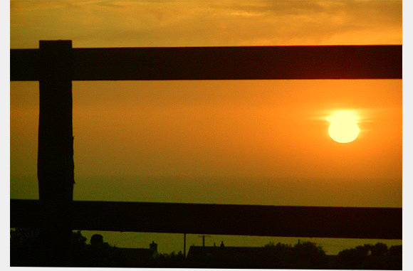 Sunset fence